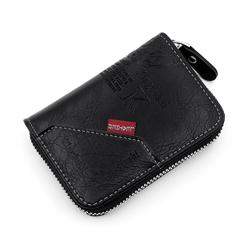 In Stock: 2023 Urban Minimalist PU Leather Card Holder - European & American Style