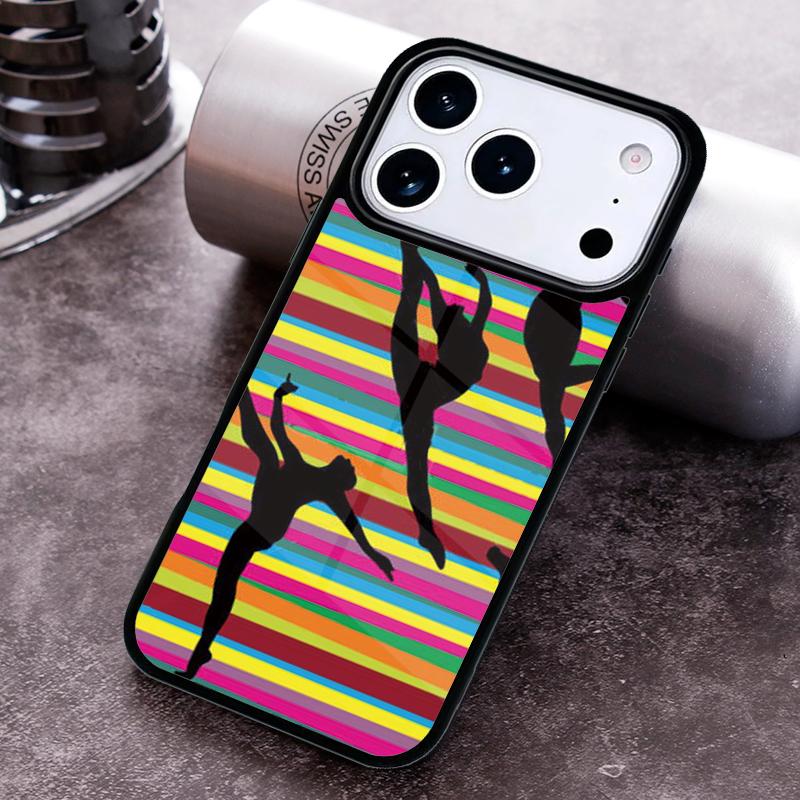 

gymnastics silhouette Phone Case for iPhone 17 16 15 Pro Max Air 14 13 12 11 Plus Shockproof Cover iPhone 16 Pro
