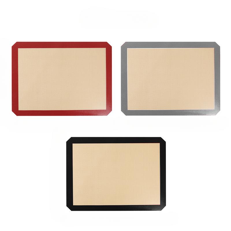 Thickened Fiber Baking Tray Pad Silicone Oven Pad Macaron Cookies Roasted Chicken Baking Pad Baking Tool