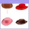 Chapeau de Cowboy pour Enfants avec Détail de Corde et Couture Artisanale Pour les Fêtes Déguisées