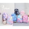 Stylish And Durable Nylon Backpack Set 3 Piece School Bag Lunch Bag And Pencil Case Unisex Design
