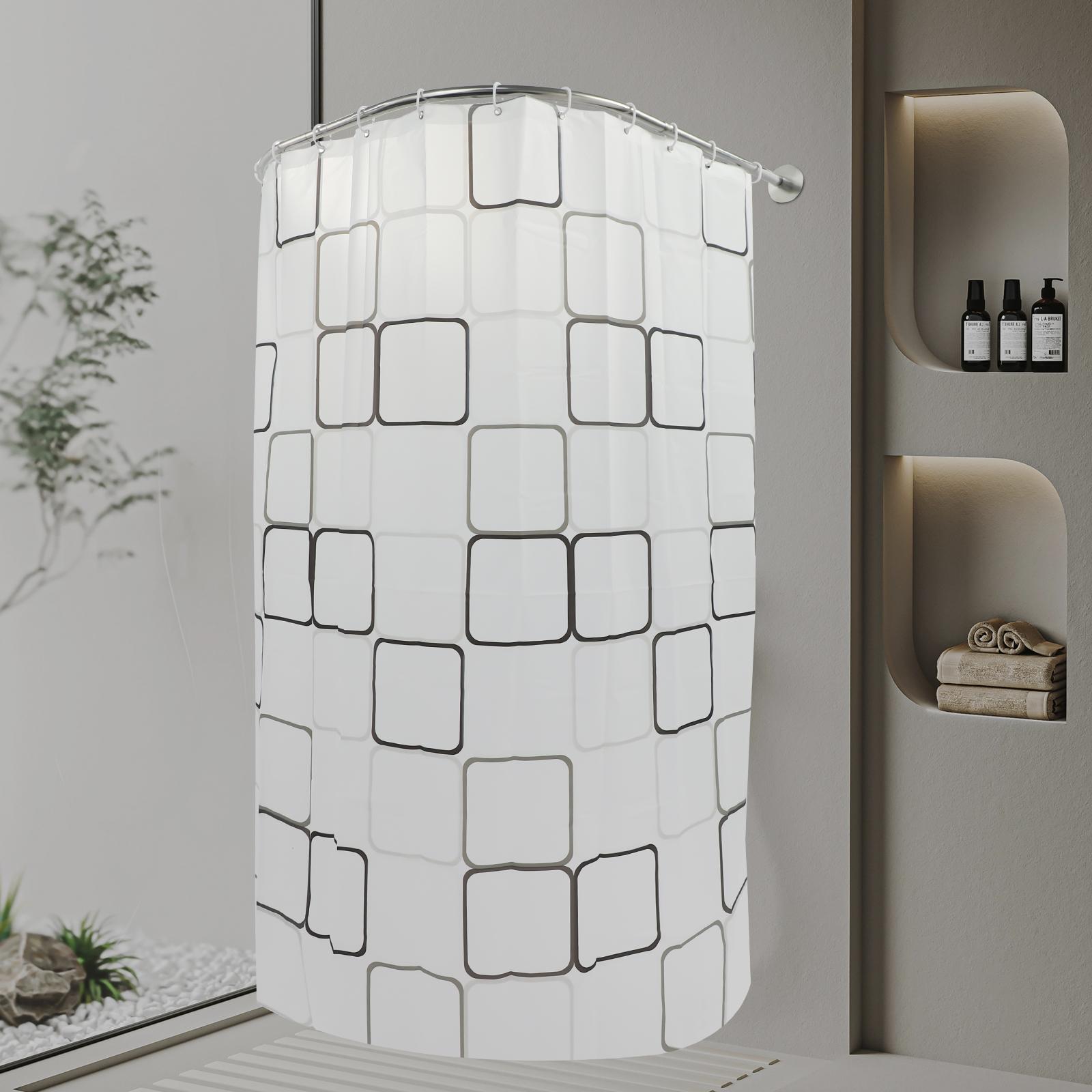 

2,4 м*1,8 м Комплект штанги для душевой занавески 0,9-1,3 м Направляющая для душевой занавески U-образной формы со шторкой 80-130 см Штанга для душевой занавески UNITED KINGDOM