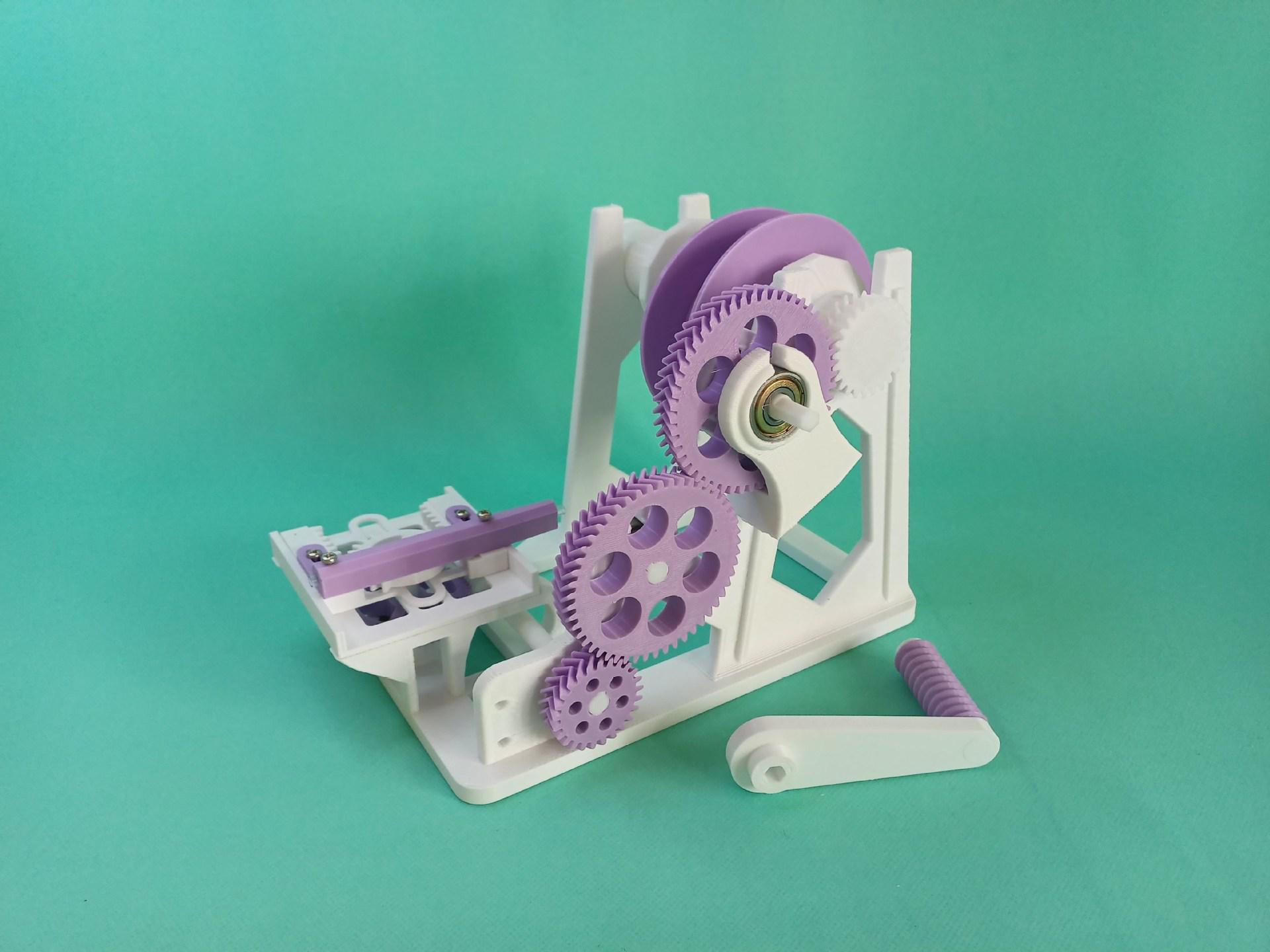 Electric & Hand-Crank 3D Printer Filament Winder