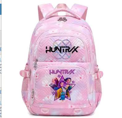 Peripheral printing large-capacity primary and secondary school schoolbags trendy backpacks lightweight and fashionable backpacks