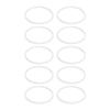 10 Piece Flexible Sealing Gaskets Works With 15oz Water Bottle White Silicone O-Rings Bottle Lid Replacement Accessories