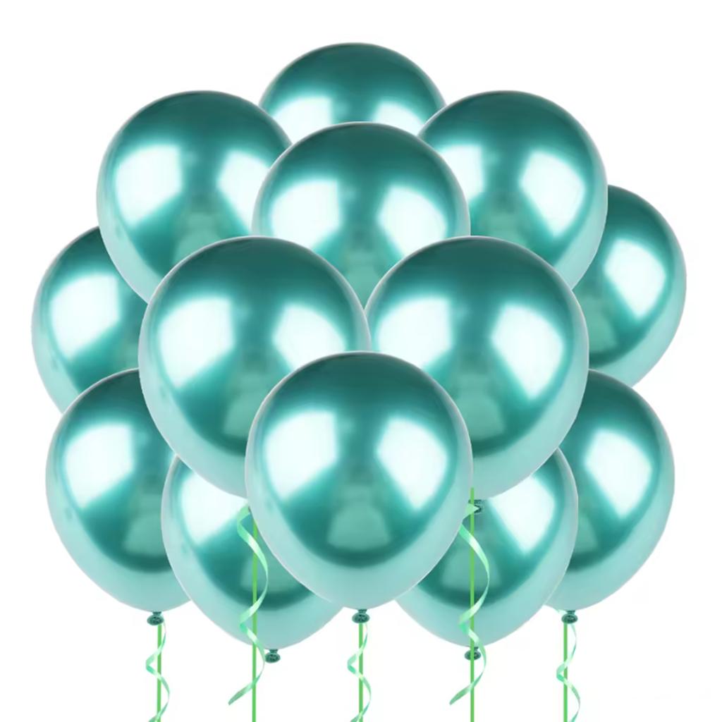 20pcs 12inch Confetti Metallic Metal Balloons Gold Blue Pink Latex Ballon Wedding Birthday Party Decoration Baby Shower Globos
