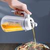 Butelka dozująca oliwę z oliwek, Butelka na olej z automatycznym otwieraniem, Szklany pojemnik kuchenny na sos sojowy, syrop do kawy - rozpylacz oleju do gotowania, szczelny