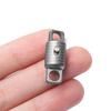 Titanium Alloy Keychain With Lock Buckle Can Rotate 360  Degree  Outdoor Edc Tools