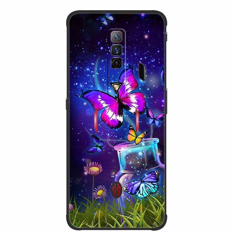 For ZTE Nubia Red Magic 7 Cases 7Pro Fashion Soft TPU Silicone Back Cover For Redmagic 7 Pro Phone Cases Shockproof Fundas 2022