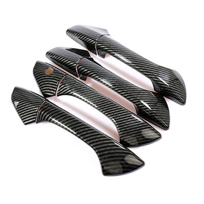 Für Honda Accord 8 Gen 2008 2009 2010 2011 2012 2013 Carbon Faser Gedruckt Außentür Griff Abdeckung Trim form Rahmen