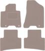 Beige Velours-Fußmatten für: Hyundai Tucson III SUV (2015-)