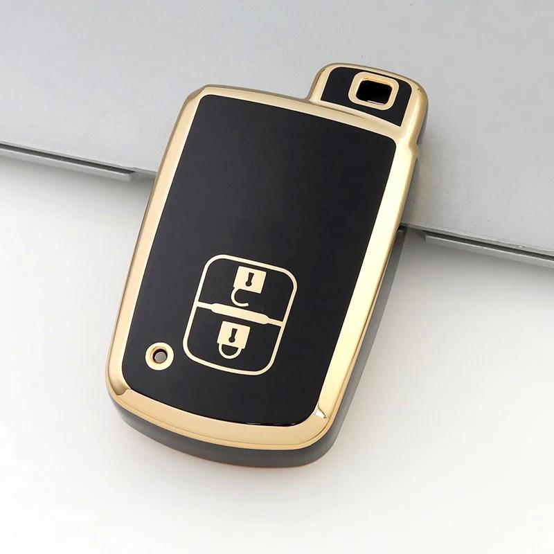 2 3 4 Buttons TPU Car Key Case for Toyota Prius Plus Auris Avalon Verso Rav 4 Corolla 2013 Yaris Hybrid Remote Keychain