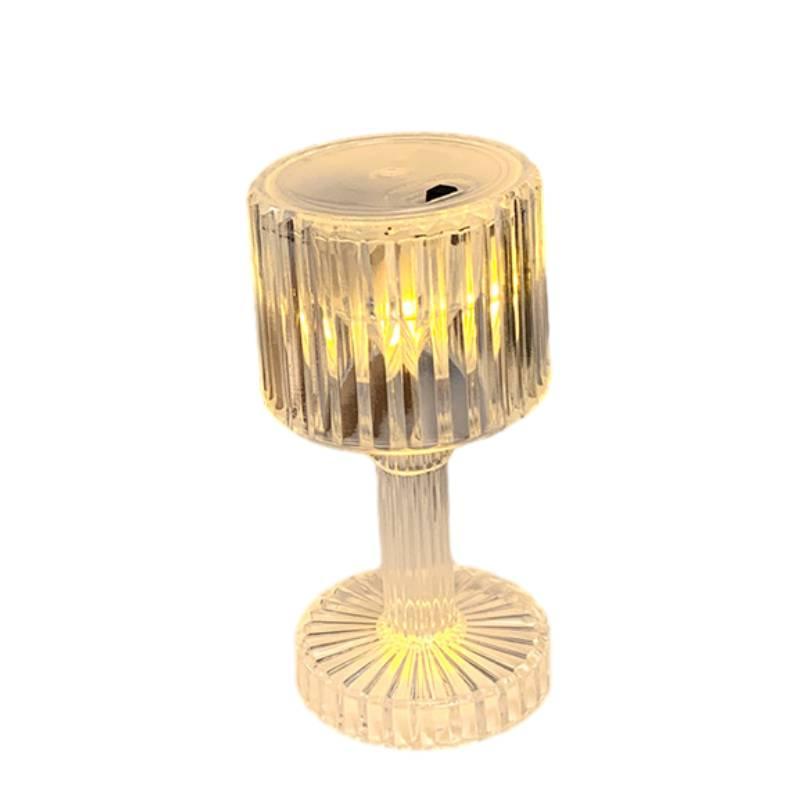 Mini Crystal Ambience Night Light Bedroom Table Lamp Decoration Ornament Props