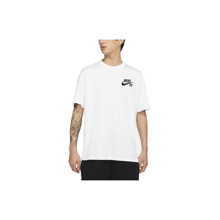 Nike SB Logo T-Shirt Asia Sizing White Men s DC7818-100 L