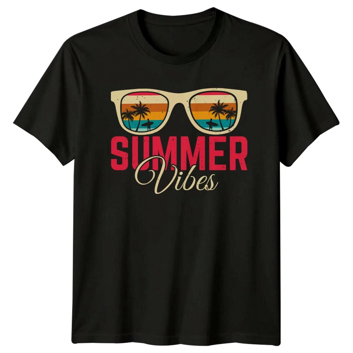 Summer Vibes T-Shirt Beach Life Surfing Summer Holiday Gift For Him And Her XXXL