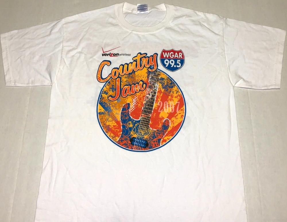 Редкая винтажная футболка концерта Montgomery Gentry ++ в Кливленде, Огайо, 2007 г. Новая, РАЗМЕР М, Унисекс XXXXL