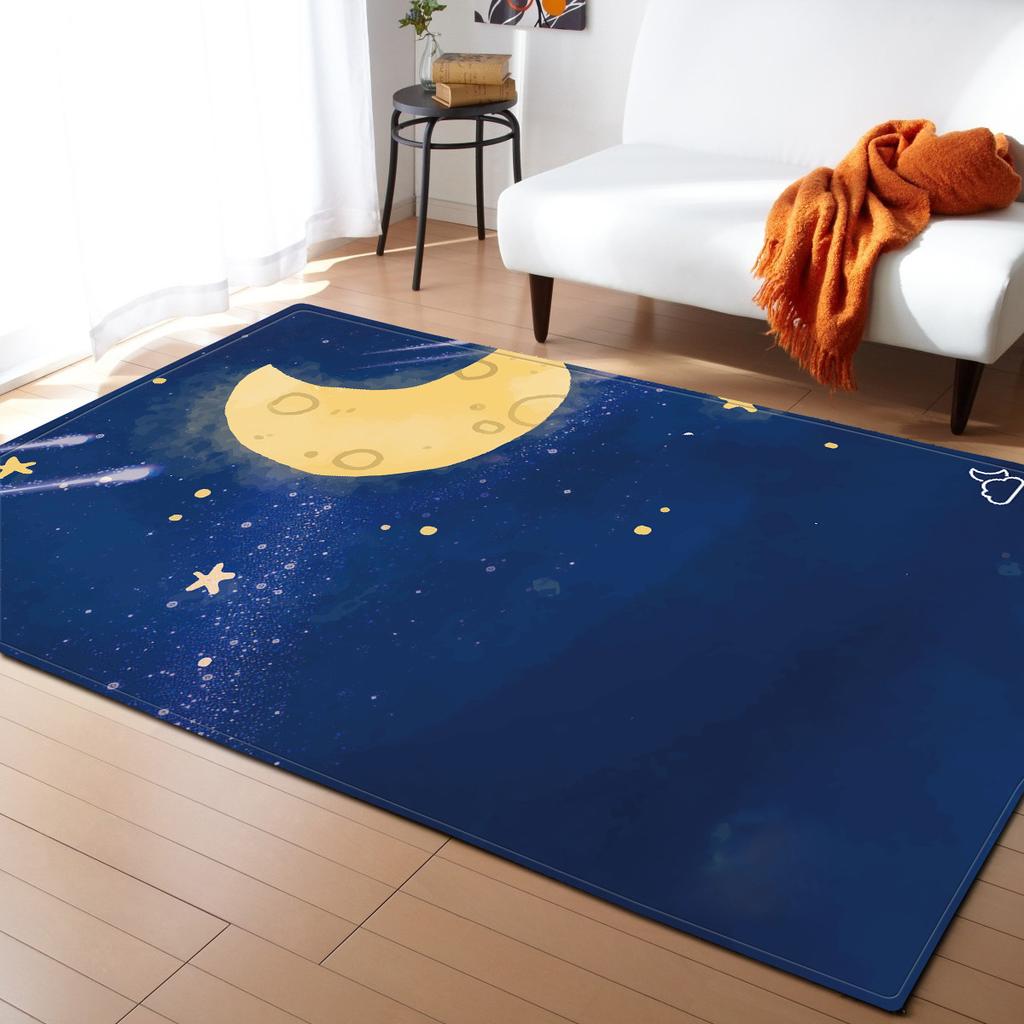 Small Fresh Creative Illustration Simple Living Room Floor Mat Bedroom Carpet Pattern