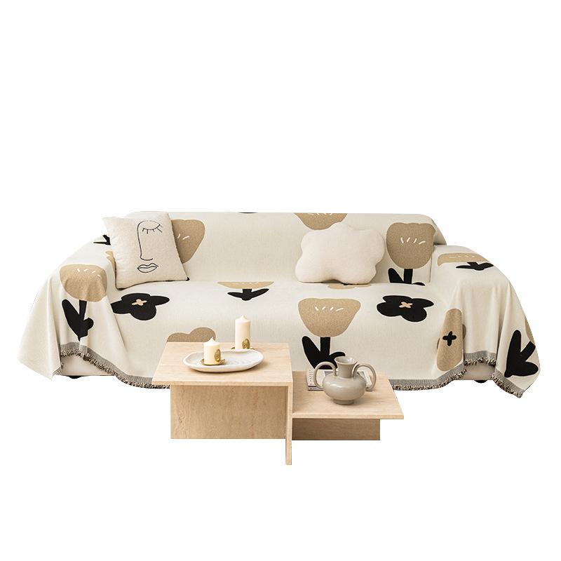 Kratzfester Sofabezug, Handtuch, Ins Style, Vier Jahreszeiten, Universal, All-Inclusive, Universal, Rutschfester Sofabezug, Universal-Staubschutz