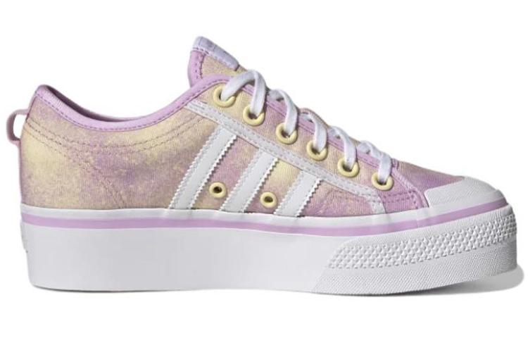 adidas Nizza Plateforme 'Lilac Yellow' Femme GY9476