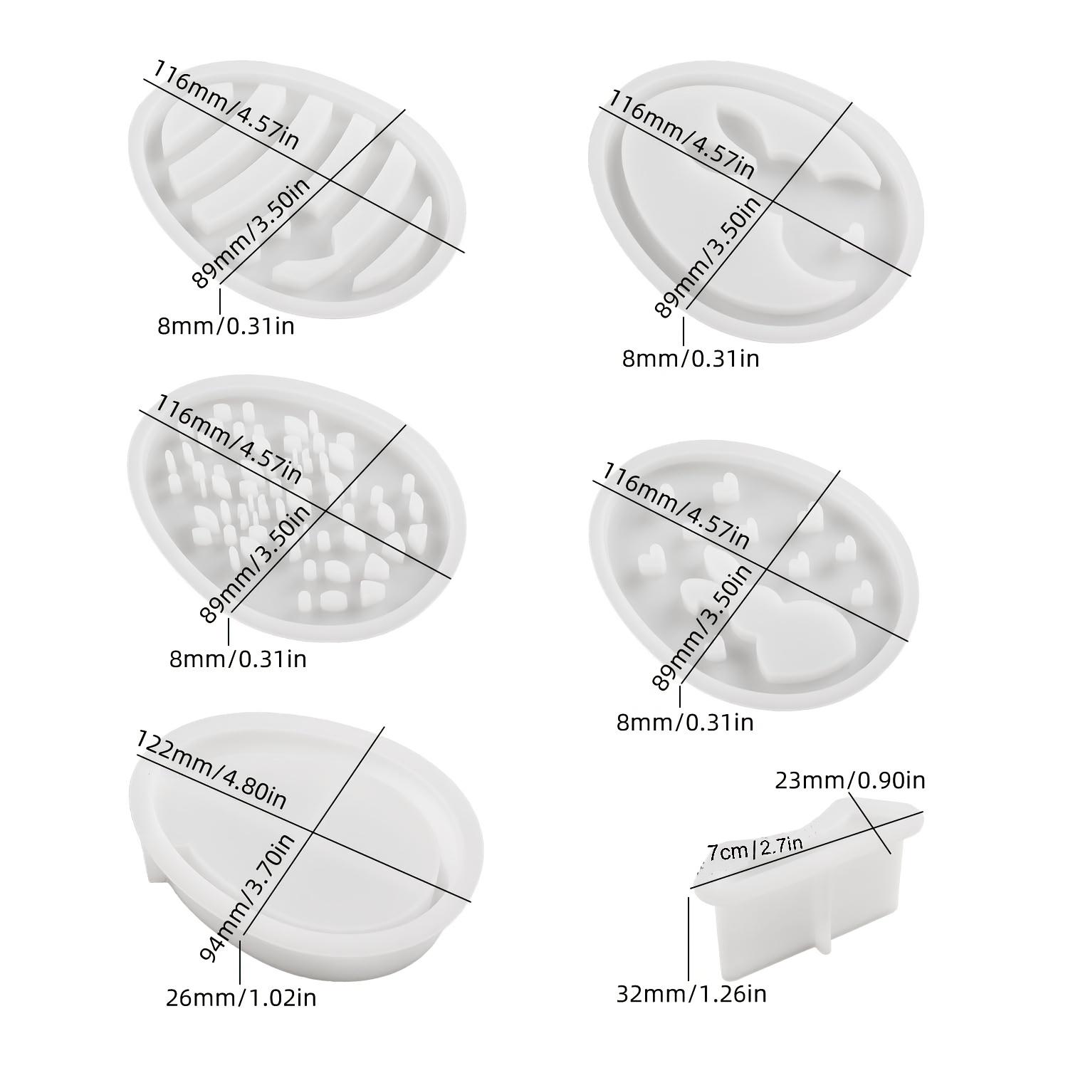 

1 Set of Easter resin molds, silicone egg molds, rabbit egg resin, spring Easter molds, DIY keyring molds, silicone keychain mol