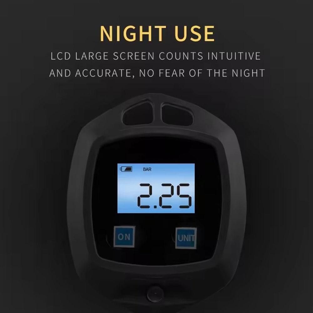 High-Precision Led Digital Display Tire Inflation Meter Universal Manometror Car Kit Gauge Pressure Digital Tire Display Ti Z2I9