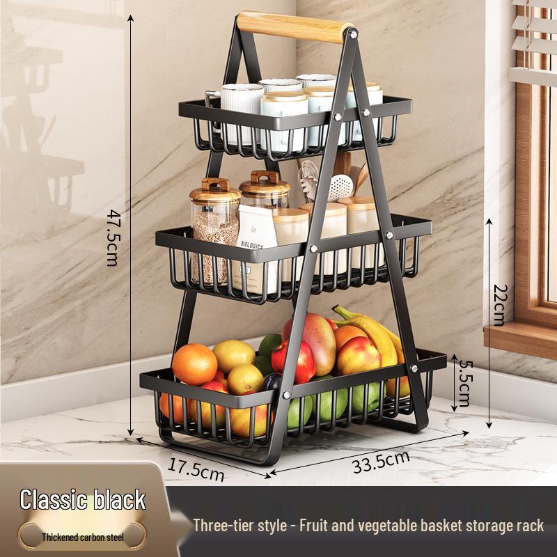 Nordic Kitchen Multi-Layer Fruit & Vegetable Storage Basket