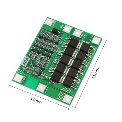 4S 40A Li Ion Cell Protections Board Enhance Version Lithium Batterys BMS Integrated Circuits Protective Board for