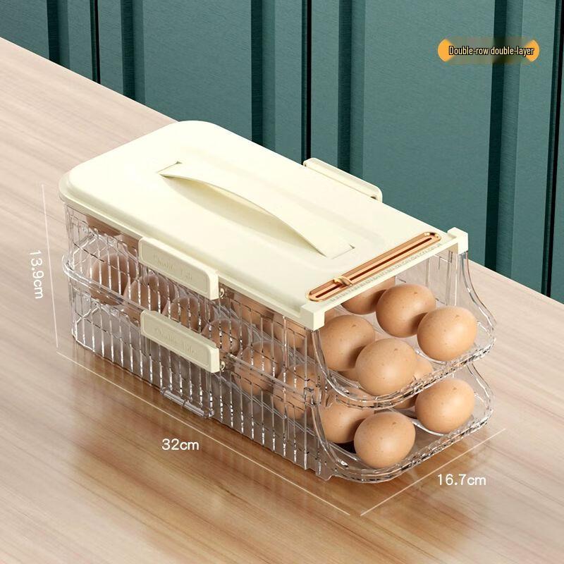 Automatic Rolling Egg Dispenser for Refrigerator