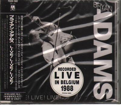 CD BRYAN ADAMS  Live Live Live POCM1980 AM 1994 Japan Rock Used
