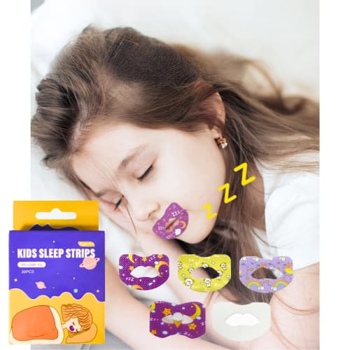 

Mouth Closure Tape, Nose Breathing Tape, Mouth Tape, Anti-Snoring Aid, 30 Sheets, Cute, Prevents Adenoid Facies, Snoring Prevention, Sleep Aid, Preven