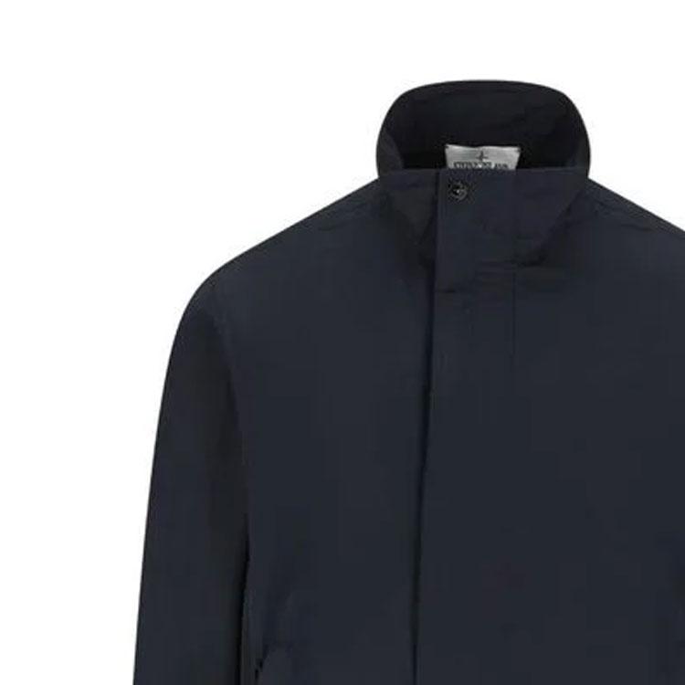 Stone Island Badge Stand Collar Long Sleeve Jacket Men jackets L1S154100033S0026V0020