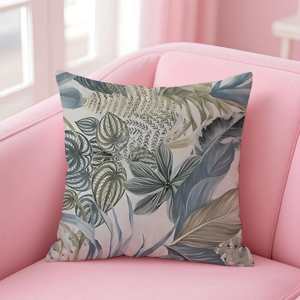 Abstract Art Pillow Niche Design Decor Cushion Cover Pillowcase Short Plush Invisible Zipper Room Sofa Cushion Cover