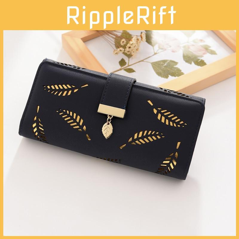 Elegant Fashion Women Purse Wallet Long Card Holder Clutch With Luxurious Crown Design