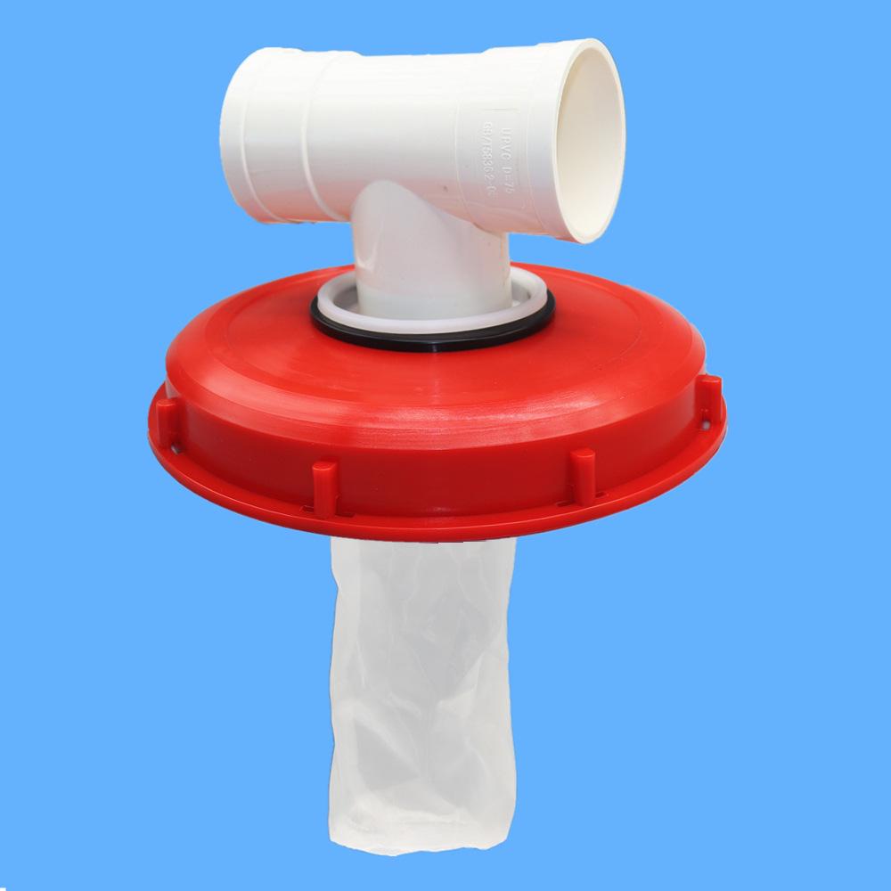 IBC Ton Barrel Plastic Lid with Filter Screen, 163mm/245mm, DN150