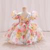 2025 New Style Cotton Blend Princess Evening Dress for Girls