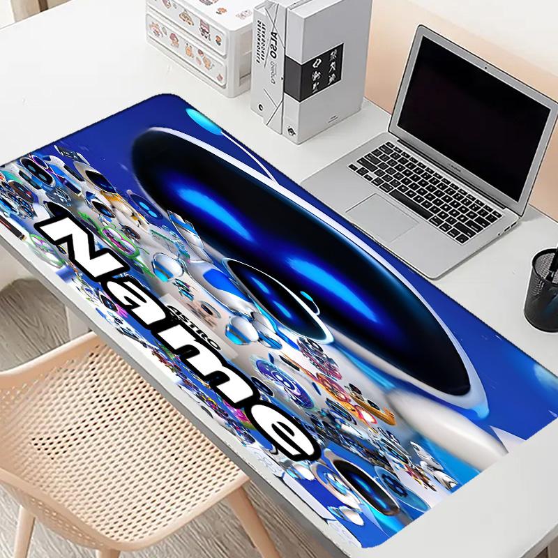 Benutzerdefinierter Name Personalisierte Kosmische Bot Crew Muster Mauspade, Laptop PC Schreibtischmatte, Dekorative Schreibtischmatte für Zuhause Tastaturpad Geschenk