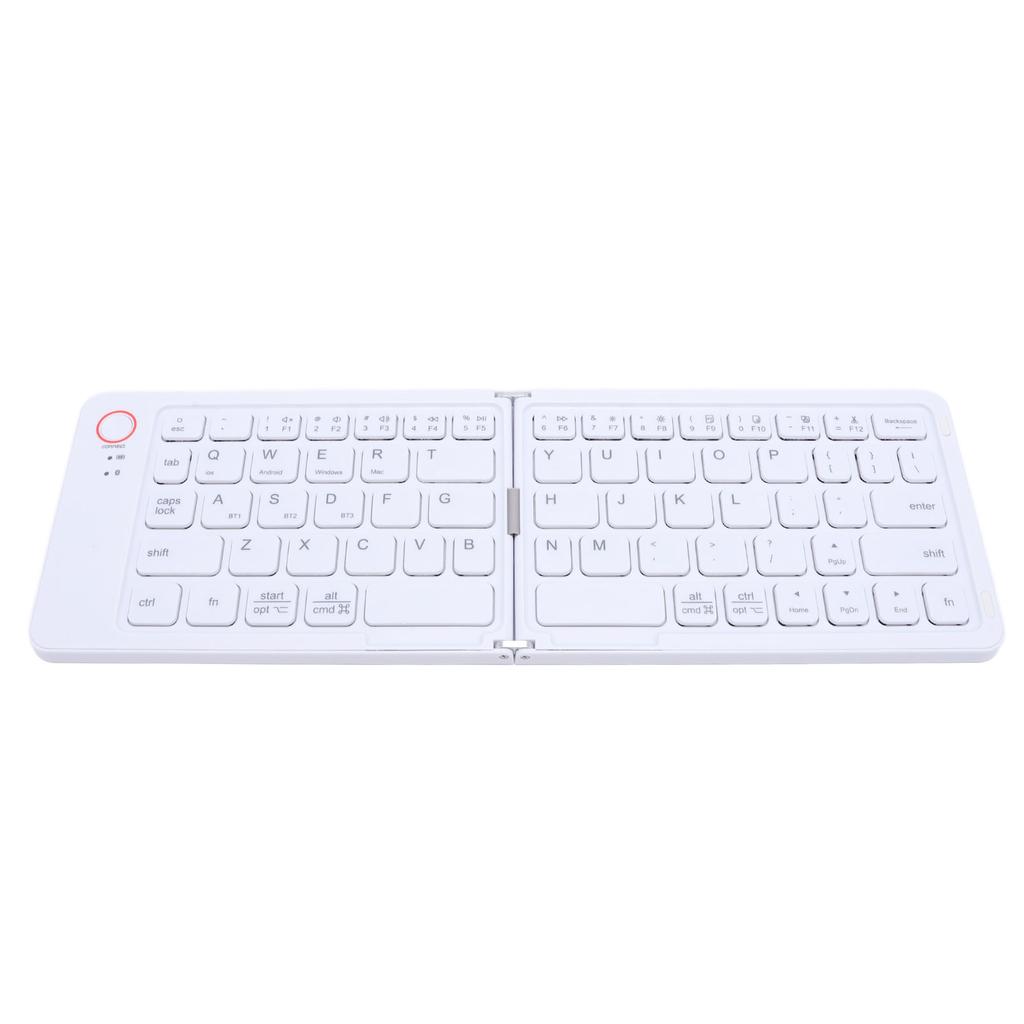 Faltbare Bluetooth-Tastatur 67 Tasten Wiederaufladbar Magnetisch Schlank Universell Tragbar Kabellos