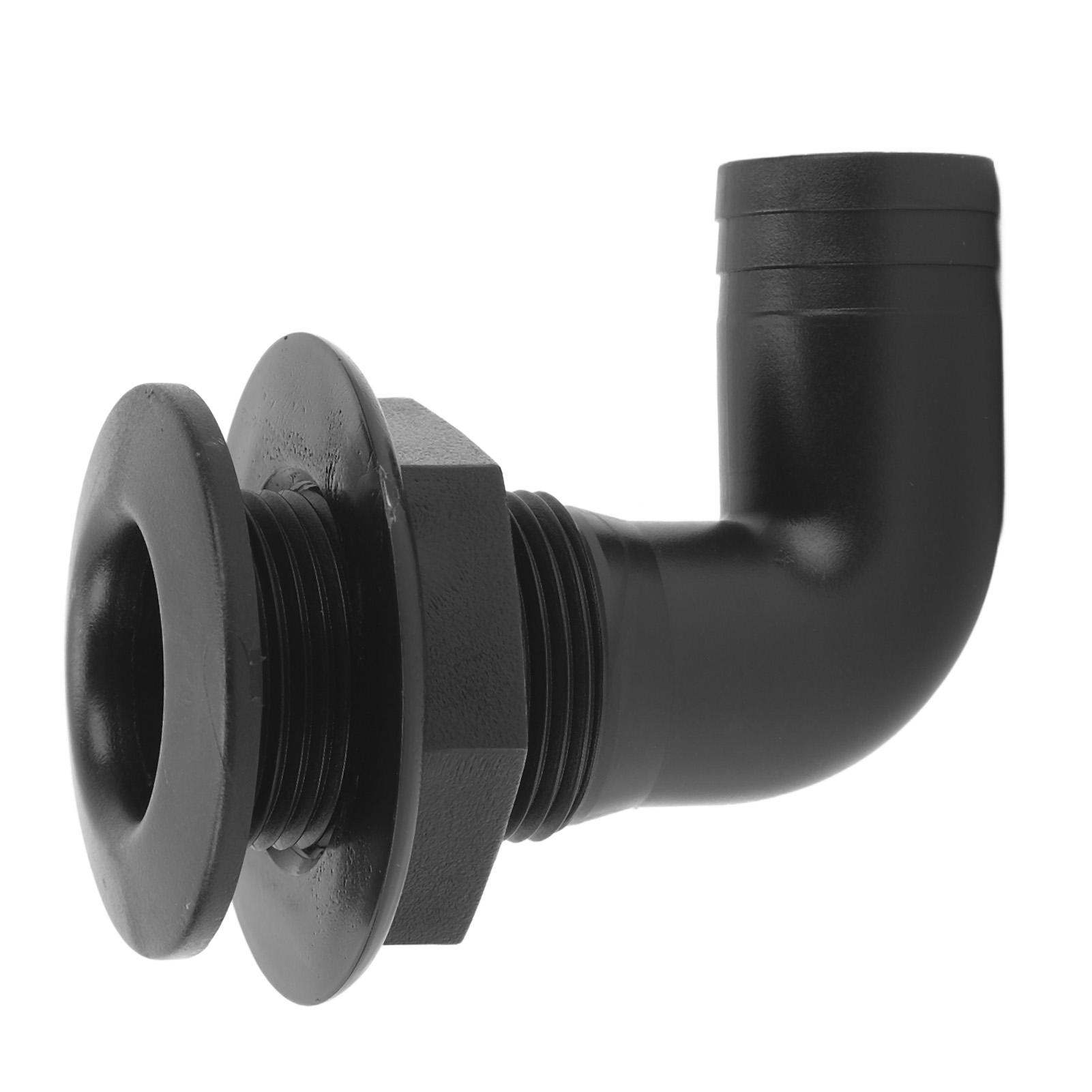 Marine Thru Hull Connector Leakproof Ergonomic   Rugged 90 degrees  Thru Hull Fitting for Yacht Boats