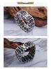 Men's Titanium Steel Skull Punk Bracelet Jewelry Accessory