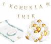 Communion Set Communion Balloons Banner Personalized Child's Name Table Runner