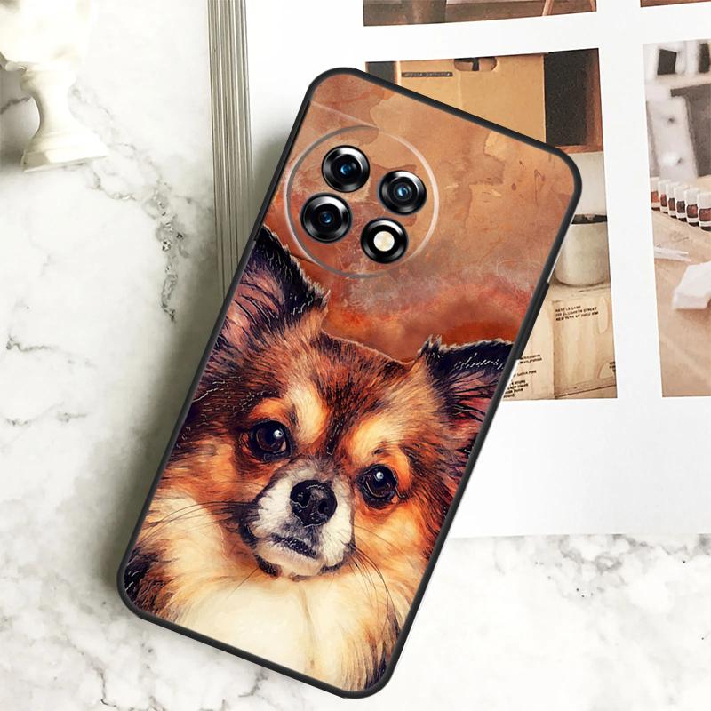 Cartoon Chihuahua Hund Fall Für OnePlus 12 12R 11 9 10 Pro 10R 9R 8T 10T Nord 3 CE 2 Lite 2T N10 N20 N30 CE4 Abdeckung