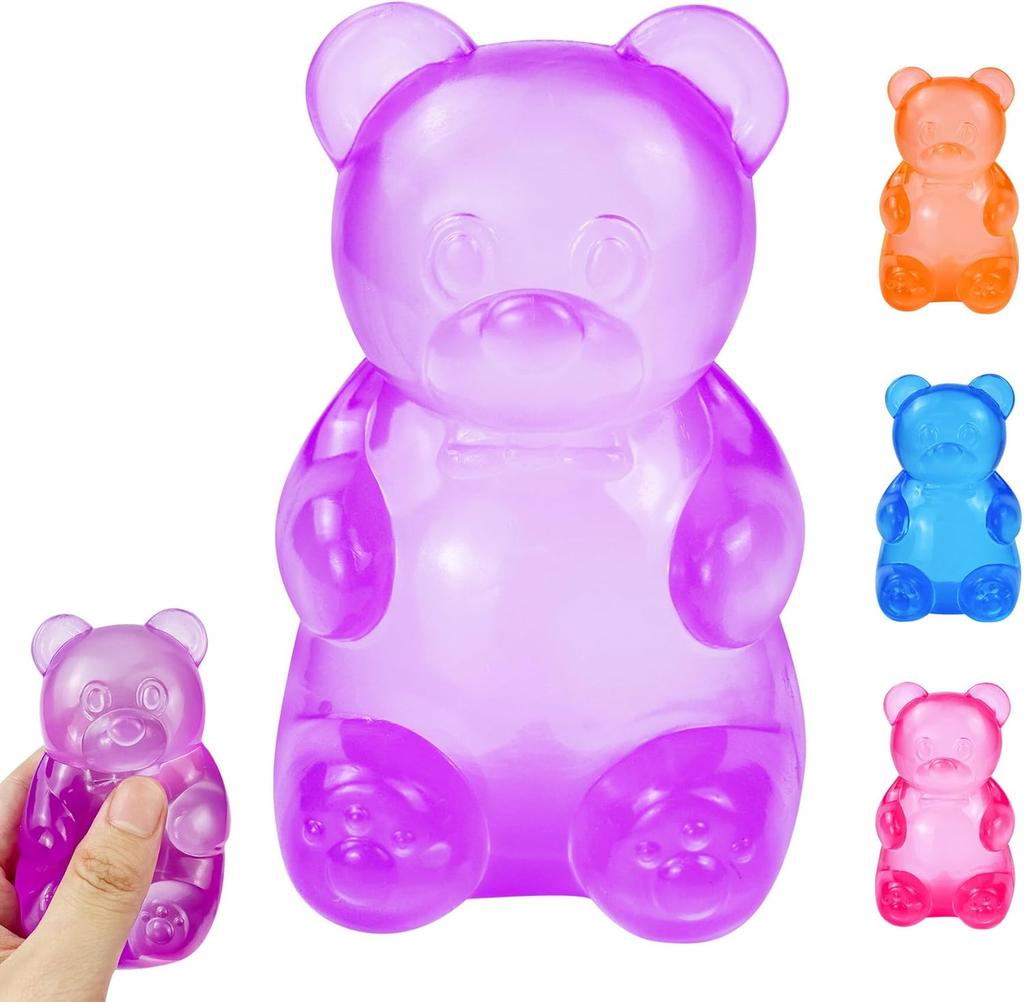 Jouets Enfants Ours Anti-Stress Taba Boules Squishy, Ours Jouet Taba Squishy pour Soulager le Stress Boules à Presser pour Cadeau d'Anniversaire Cadeaux Petits Cadeaux de Fête