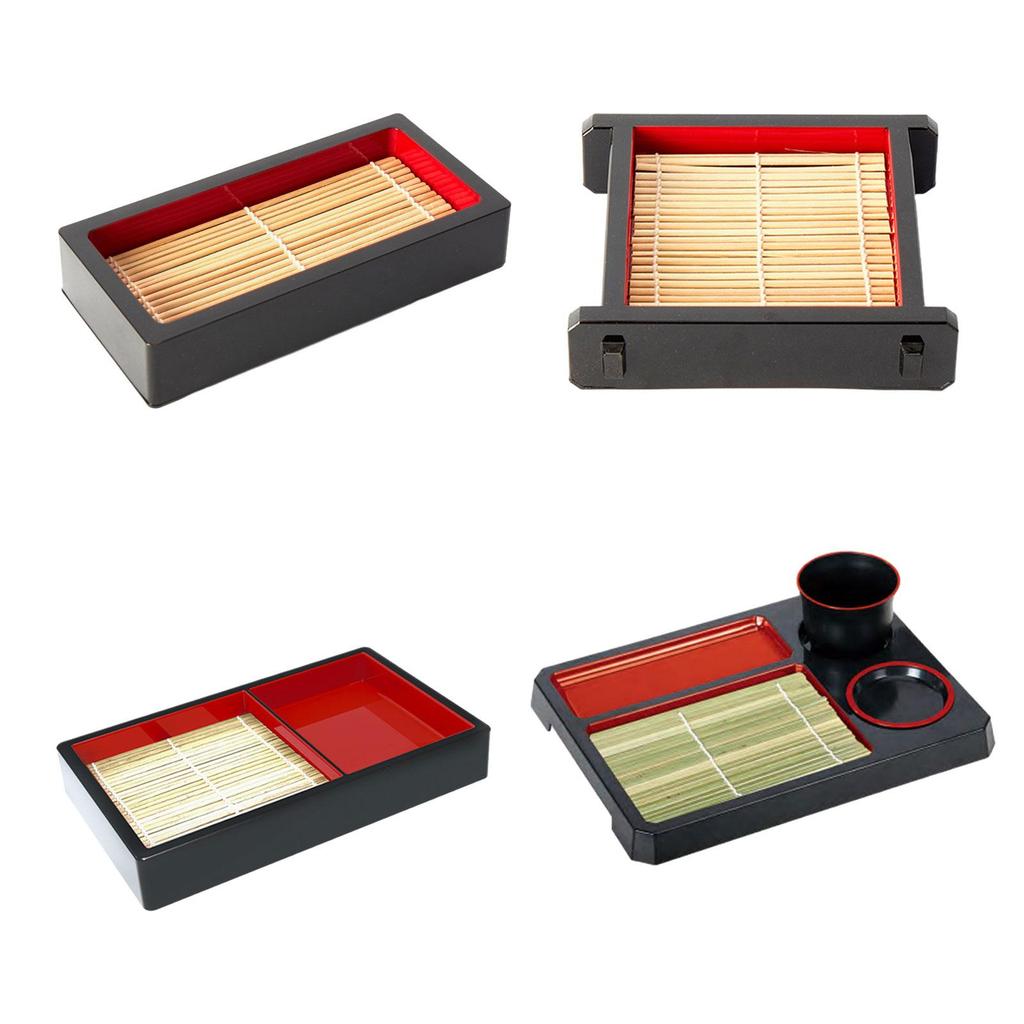 Soba Noodle Plate Snacks Plate BBQ Buffet Plate Versatile Food Presentation Basket Sushi Tray Soba Noodle Board for Picnic Home