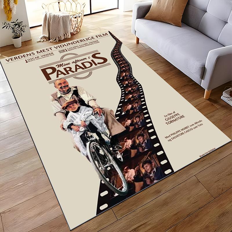 Oscar Winner Movie Poster Design Rug Non-slip rug suitable for living room and bedroom sofas.