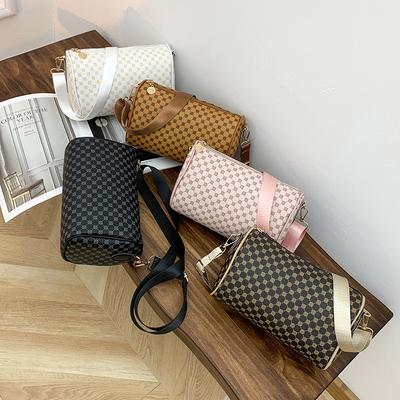 JYL Women's Sling Bags Cylinder Bag 099 Shoulder PU Printed Classic Women Bag