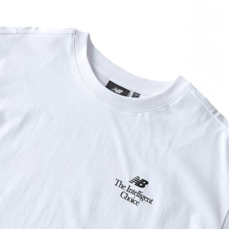 New Balance Unisex Ivy Boy Gardening ShorT Sleeve Tee T shirT Nbnec2l343 Wh