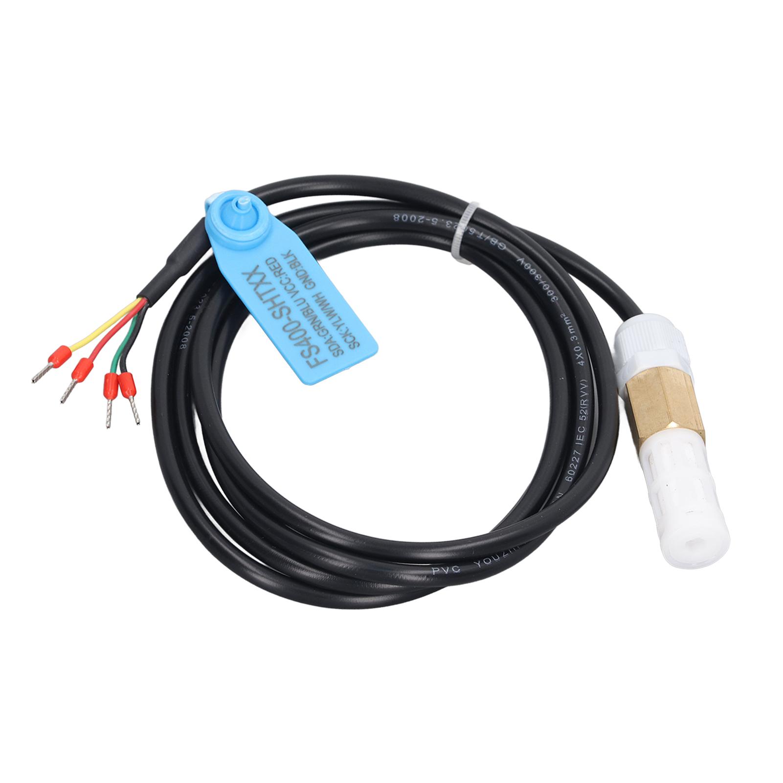 

Sensor Probe I2C Interface Waterproof Soil Temperature Humidity Sensor Probe for Agricultural Greenhouses DC3.3V