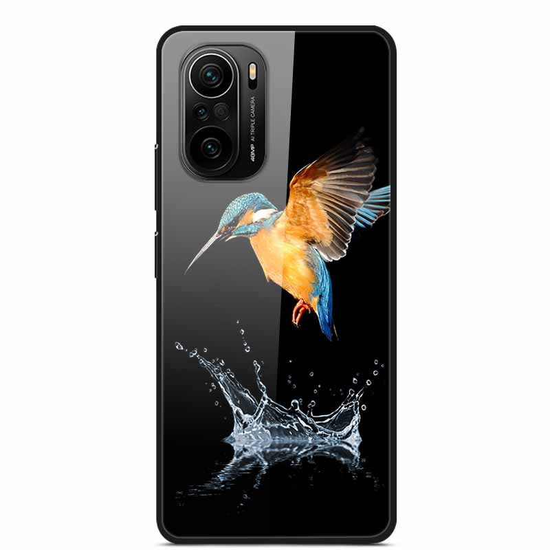 For Xiaomi Poco F3 Case Tempered Glass Hard PC Phone Back Cover For Xiaomi POCO F3 5G Cases Shells PocoF3 F 3 2021 6.67'' Coque