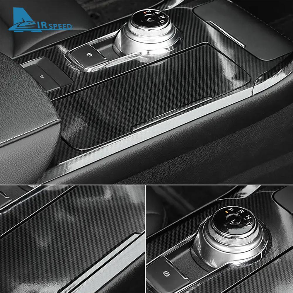 Carbon Fiber Style Interior Sticker for BMW G11 G12 Series 7 2016-2022 Center Console Anti Scratch Film