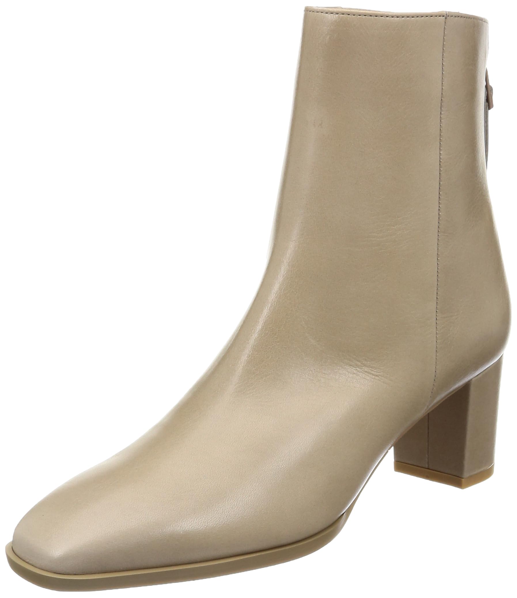 

on Fashion Boots Square Toe Short Boots Beige [Lanvin Blue] бежевий